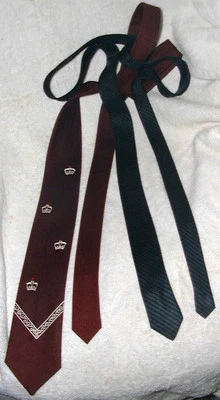 2 KOOL LOOKING VINTAGE 1950's ROCK N' ROLL-ERA NECK TIES !    - Image 1 of 3