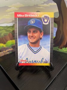 1989 Donruss Mike Birkbeck #501 Baseball Card