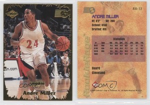 1999 Collector's Edge Rookie Rage Gold Ingot Andre Miller #RR-33 Rookie RC