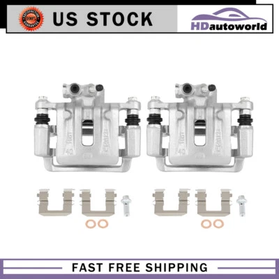 2x For 2012 2013 2014 2015 Chevrolet Captiva Sport Rear Brake Caliper W/ Bracket - Image 1 of 4