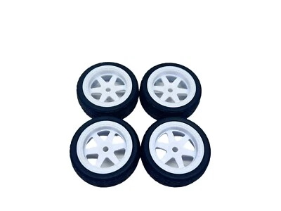 Team Associated Hoonitruck Touring Car Tires & Wheels W 12MM Hex Set Of 4 #12424 - Image 1 of 4