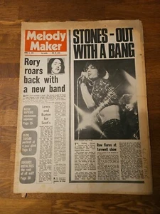 Melody Maker April 3rd 1971, Rolling Stones Out With A Bang Cover - Imagen 1 de 5