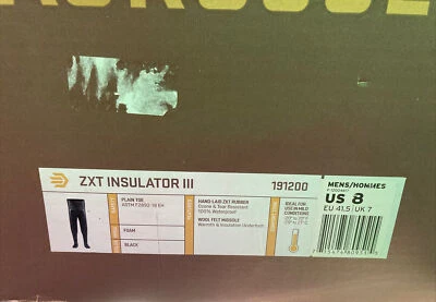 LACROSSE ZXT INSULATOR III CHEST BLACK INDUSTRIAL BOOTS 191200 | Size 8 - Image 1 of 4