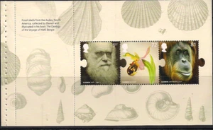 2009 GB QEII ROYAL MAIL DX45 CHARLES DARWIN PRESTIGE PANNELLO LIBRO 2905A MNH - Foto 1 di 1