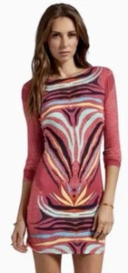 Mara Hoffman Red Phoenix Open Back Mini Dress Size Small - Picture 1 of 10
