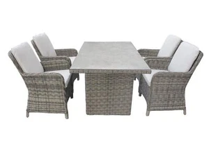 Green Spirit Ria Dining Garten Lounge Set - Rattan Möbel Garnitur Sitz Gruppe - Bild 1 von 10