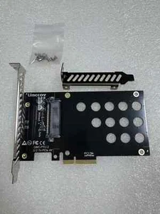 SSD Converter Card U.2 to PCIe Adapter PCI-E 4.0 X4 to 2.5 Inch U.2 SFF-8639 - Picture 1 of 2