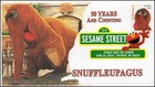 19-155, 2019, Sesame Street, Digital Color Postmark, FDC, Snuffleupagus, 50 Year