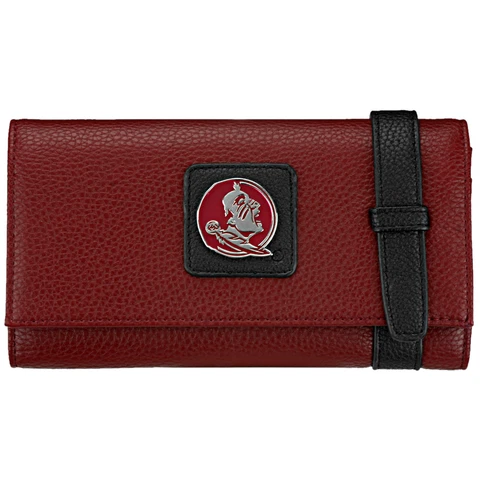 Florida State Seminoles Licensed Wanda Wallet and Crystal Necklace Cover