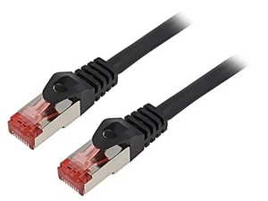 PCF6-10CU-0500-BK Patch cord S/FTP 6 Line Cu LSZH schwarz 5m 26AWG Adern: 8 LANB - Picture 1 of 1