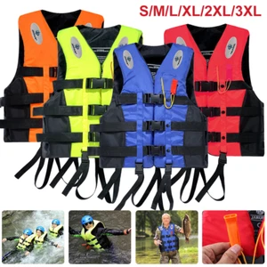 Adult Kid Life Jackets Vest Kayak Buoyancy Aid Sailing Swim Watersport Certified - Picture 1 of 21
