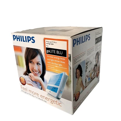 Philips HF3332 GoLITE BLU-Light Energía Terapéutico Dispositivo de Luz de Estado de ánimo Nuevo en Caja Difícil de Encontrar Foto 1 de 4