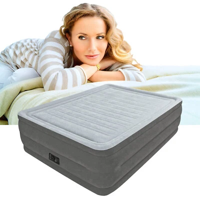 Intex High Rise Luftbett 191x99x46 cm mit integrierter Luftpumpe Gästebett 64412 - Bild 1 von 4