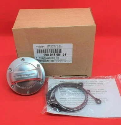 Genuine Porsche 981 MY2012-2017 Aluminium Look Fuel Tank Cap #004400191 - Image 1 of 3