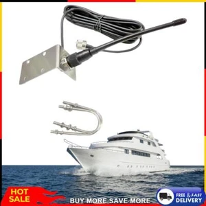 UKW-Marineantenne, L-förmige Halterung, Stubby-Bootsantenne, externe Antenne für - Zdjęcie 1 z 12
