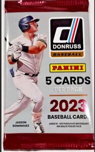 DONRUSS Panini Baseball 2023 (5 Cards per Pack) New Sealed Major League Baseball