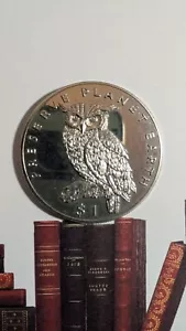 1995 Eritrea $1 Uncirculated Coin, Cape Eagle, Preserve Planet Earth, CN, VGC - Picture 1 of 5