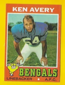 64470 1971 Topps #22 Ken Avery RC BENGALS EX/MT-NM - Foto 1 di 3
