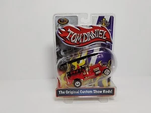 TOY ZONE TOM DANIEL FIRE IRON TRUCK HOT ROD COLLECTIBLE MUSCLE 1:43 -Red, MIP - Picture 1 of 6