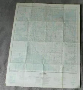 Mapa topográfico provisional de los territorios del noroeste de Mackenzie 1964 Shoti Lake en muy buena condición - Imagen 1 de 4