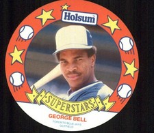 1990 MSA Holsum Discs #1 George Bell 