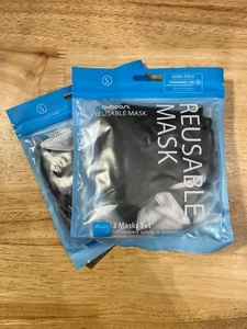 Lot of 2 - Max boost Reusable Washable Protective Face Mask Pack Of 3 Size Small - Picture 1 of 3