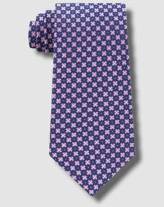 $55 Club Room Men's Purple Medallion Self Tie Adjustable Silk Neck Tie 58 x 3 - Picture 1 of 1