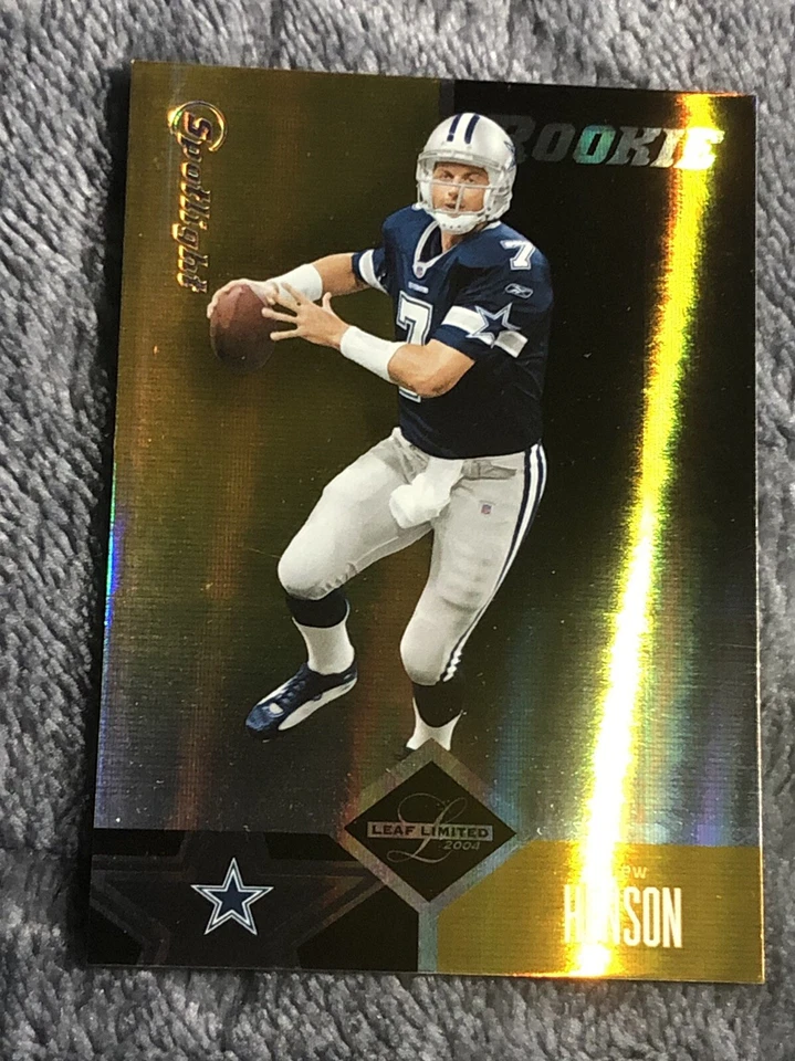 2004 Leaf Limited Spotlight Gold /25 Drew Henson #167 Rookie RC - Image 1 of 3