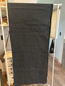 Cotton Black & White Stripes 2.75 yd x 45" - Picture 1 of 2
