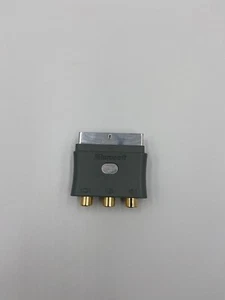 Genuine Microsoft Xbox 360 Original SCART Composite RCA AV Adapter - Picture 1 of 2