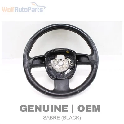 2005-2008 AUDI S4 - 3-Spoke Sport Steering Wheel 8P0419091BL - Image 1 of 4