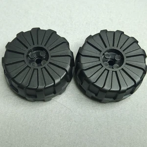 LEGO 2515 Rueda Negra Plástico Duro Grande 54mm D x 30mm Genuino Sin usar, en caja - Imagen 1 de 5