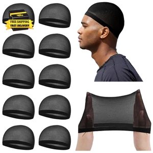 10 Pcs Stocking Wave Cap for Men Adult Stretchy Nylon Skull Wave Lightweight Bea - Picture 1 of 6