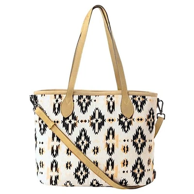 Myra Bag Western Women's Tote Bag Boho Diamond Aztec Crossbody Handbag New - Image 1 of 4