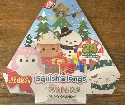 2025 Squishmallows Squish-a-longs Christmas Holiday Countdown Advent Calendar  - Image 1 of 4