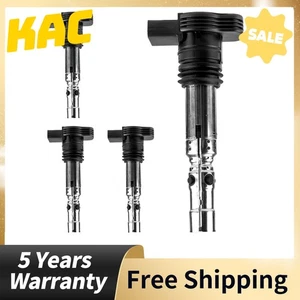 4Pack of Ignition Coils For Audi A4 Quattro VW Golf Beetle 1.8L 2000-2006 - Picture 1 of 11