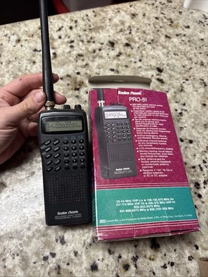 Radio Shack PRO-51 Hyper Scan 200 Channel 20-308A Programmable Scanner Tested - Image 1 of 4