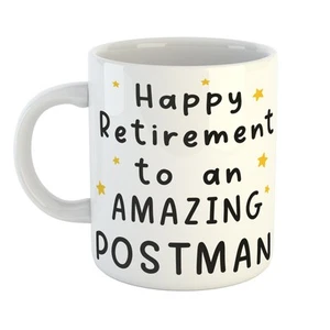 AMAZING POSTMAN Star Celebration HAPPY RETIREMENT Gift Mug – Premium – Exclusive - Picture 1 of 1