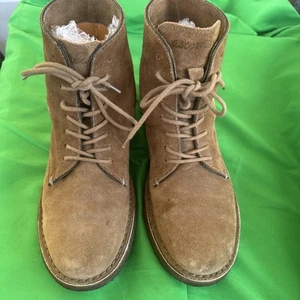 Herren Astorflex Stiefel Gr. 43 US M 10 hellbraun braun Wildleder Schnürstiefel Combat Boot Italy - Bild 1 von 11