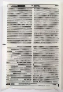 LETRASET Lettering 14pt UNIVERS 66 BLACK Rub-On Dry Transfers #2354 - Picture 1 of 4