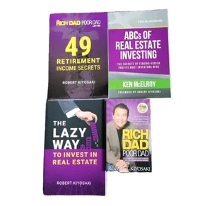 Rich Dad Poor Dad Business And Person Finance Book Lot 4 Books Robert Kiyosaki - Picture 1 of 1
