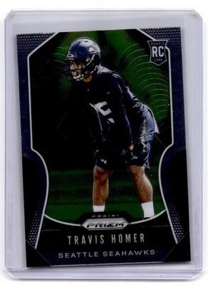 Travis Homer 2019 Panini Prizm Prizm #340 RC Seattle Seahawks - Image 1 of 2