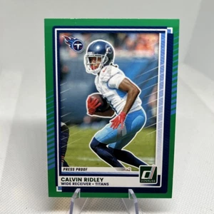 Panini Donruss 2025 - Calvin Ridley #148 prueba de prensa verde Tennessee Titans B344 - Imagen 1 de 4