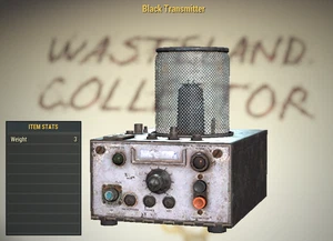 FALLOUT 76 PC Black Transmitter (Dev Room Misc) - Foto 1 di 1