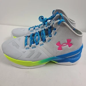 NEW! Under Armour Curry 2 Retro "Splash Party" Multicolor GS Size 7Y 3026305-100 - Picture 1 of 6