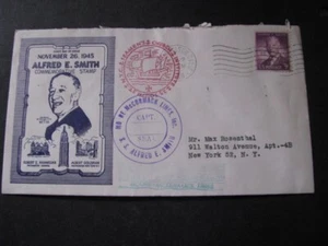 US Stamp Postal History Opened Enveloped Inverted Post Mark on Back of Envelope - Picture 1 of 8