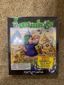 Lemmings Spiel Commodore Amiga Spiel Big Box Psygnosis 1991 3 1/2" u. 5 1/4" - Bild 1 von 2
