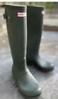 Hunter Damskie oryginalne wysokie buty przeciwdeszczowe „Hunter Green” Damskie US Rozmiar 8, EU 39