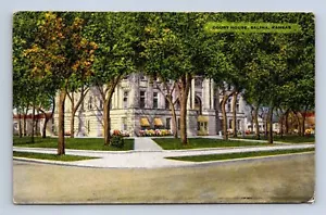 Salina Kansas Courthouse Postcard 10556N Posted - Bild 1 von 2