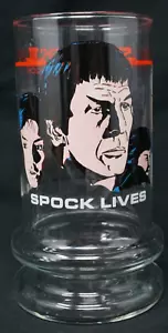 Vintage Taco Bell Star Trek III Sammler Glas Spock Lives 1984 - Bild 1 von 4